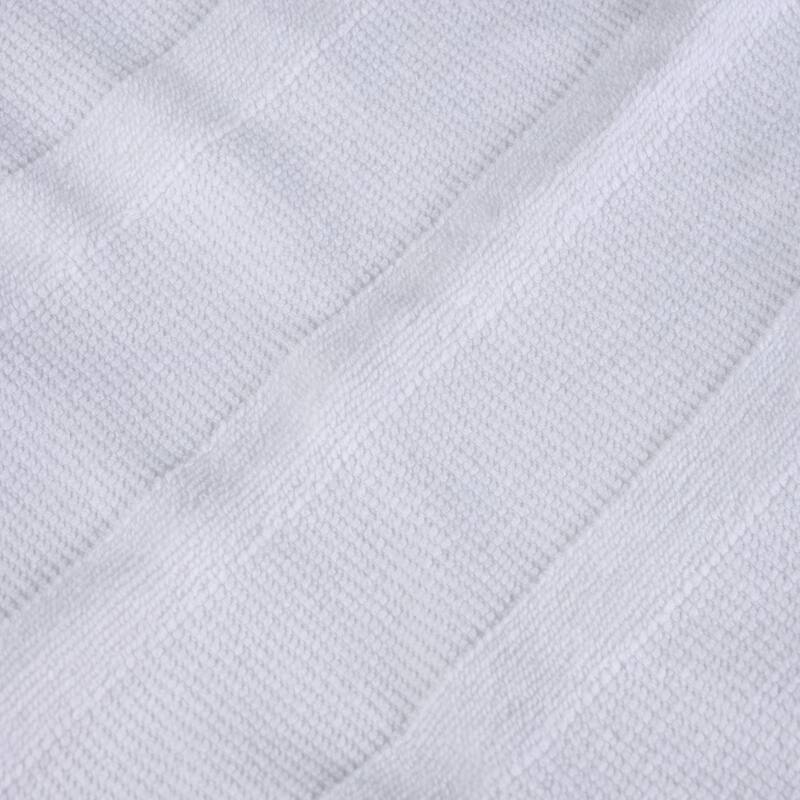 Superior Roma Cotton Assorted Ribbed Solid Towel Set of 12