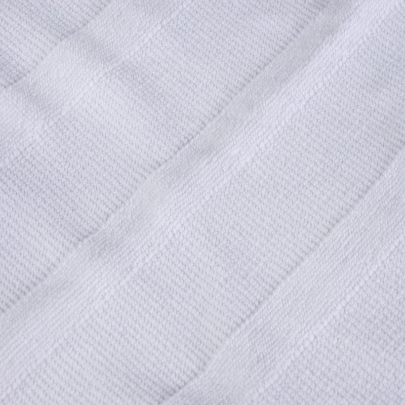 Superior Roma Cotton Ribbed Absorbent Face Towel Washcloth Set of 12