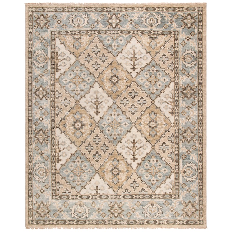 SAFAVIEH Hand-Knotted Samarkand Akiyo Traditional Wool Rug