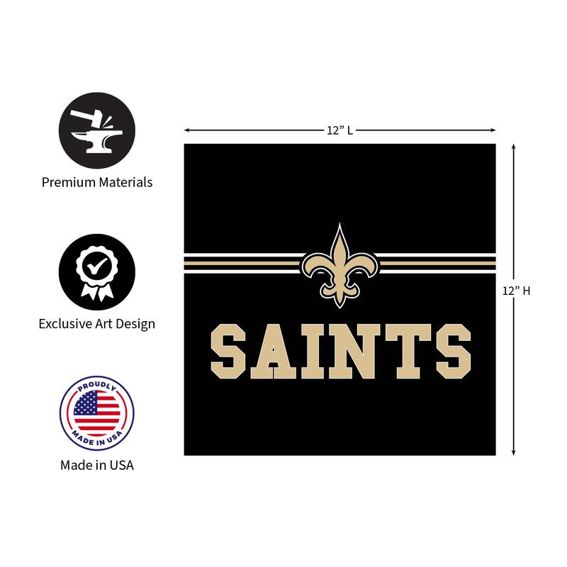 New Orleans Saints Foam Core Wall Decor