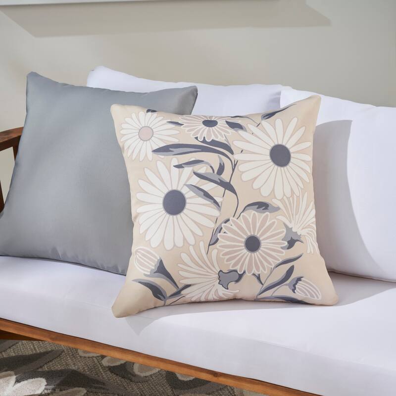 Mina Victory Aloha Floral Throw Pillow