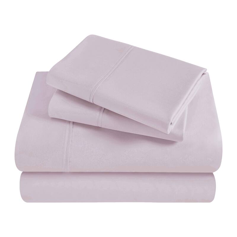 Superior Egyptian Cotton 300 Thread Count Solid Bed Sheet Set