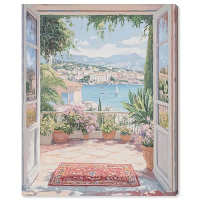 Room with a View Canvas by Art Remedy, Gallery Wrapped