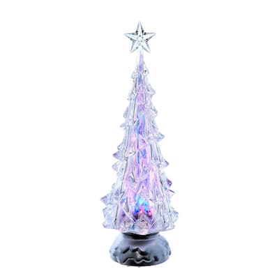 Kurt Adler 14-Inch Battery-Operated RGB LED Lighted Animated Spinning Tree