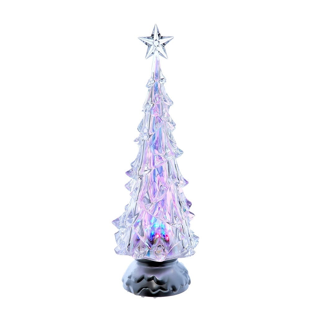 Kurt Adler 14-Inch Battery-Operated RGB LED Lighted Animated Spinning Tree