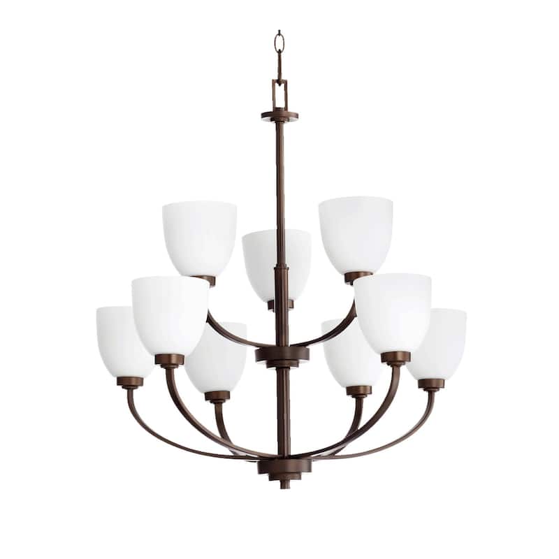 Quorum International Reyes 9 Light 31-1/4" Wide Chandelier