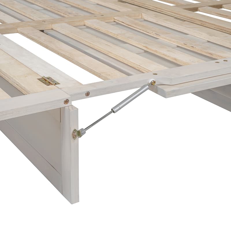 Modern Style Murphy Bed with Large Versatile Storage Drawers and USB Ports for Bedroom