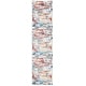 preview thumbnail 30 of 31, SAFAVIEH Skyler Coralee Modern Abstract Rug 2'2" x 9' Runner - Beige/Burgundy - Runner