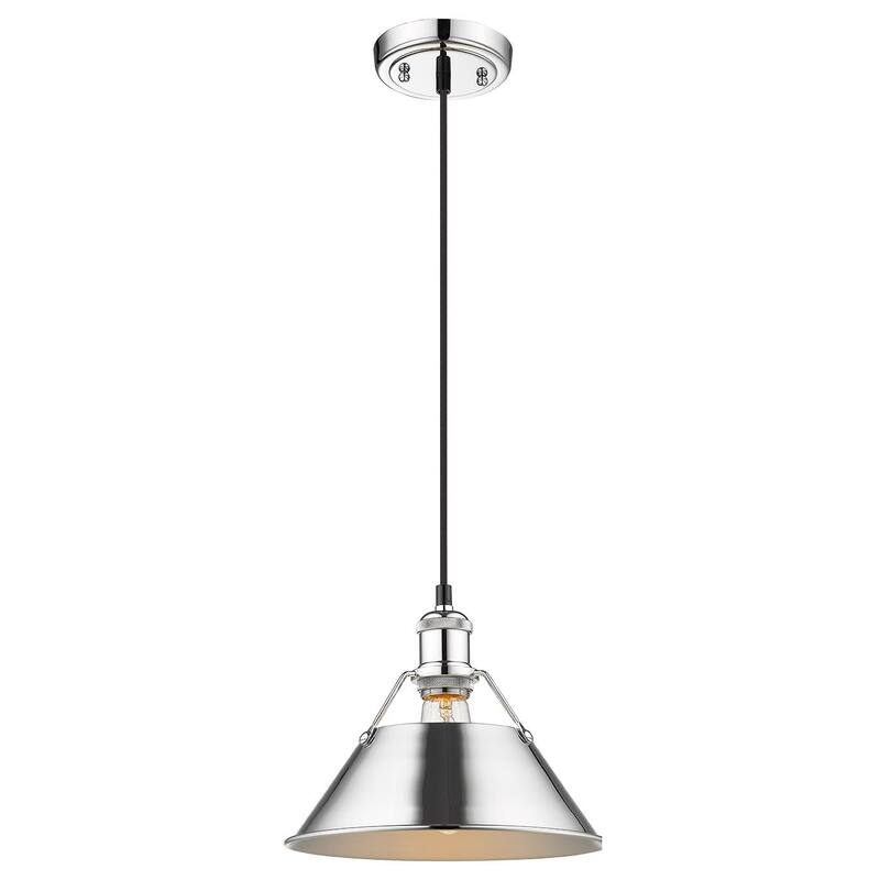 Golden Lighting 3306-M CH Orwell 10" Wide Mini Pendant