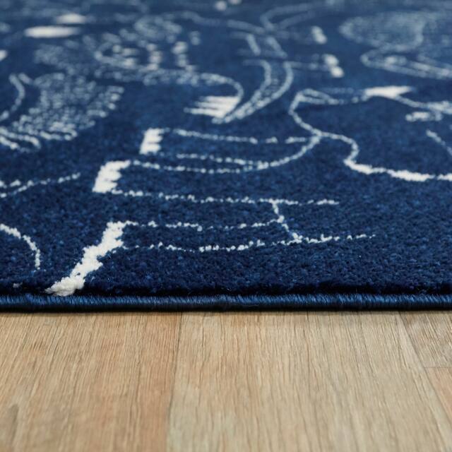 Mod-Tod Parker Dinosaur Kids Area Rug