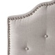 preview thumbnail 24 of 35, Silas Contemporary Fabric Full/Queen Headboard by Christopher Knight Home