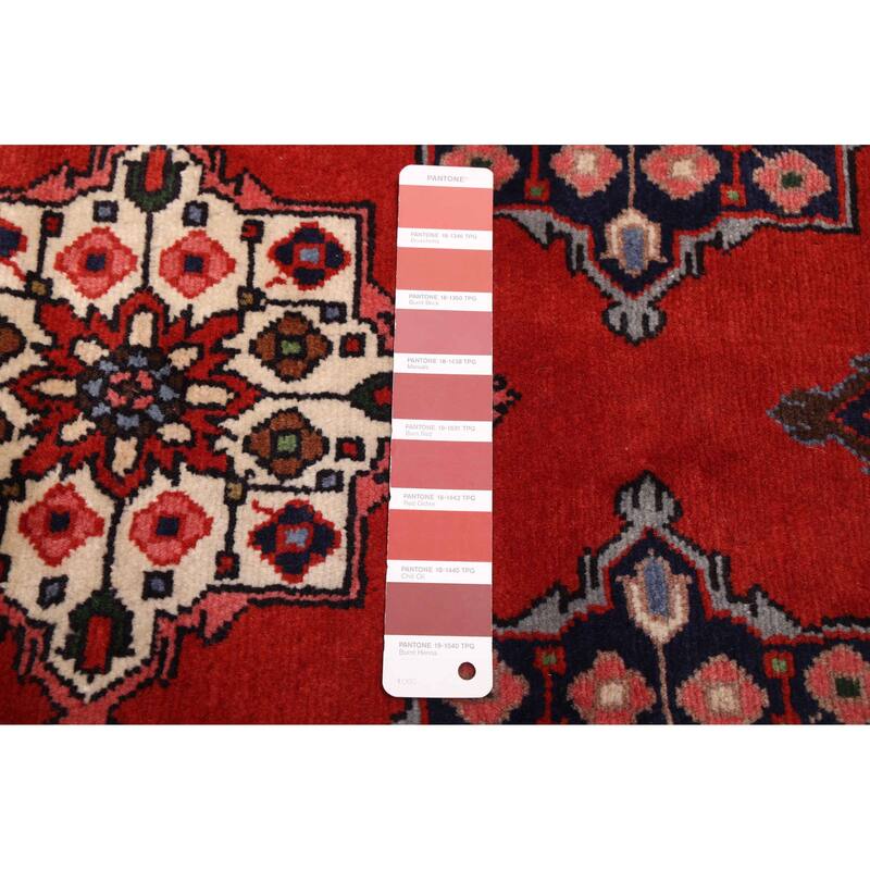 ECARPETGALLERY Hand-knotted Anadol Red Wool Rug - 1'8 x 9'2