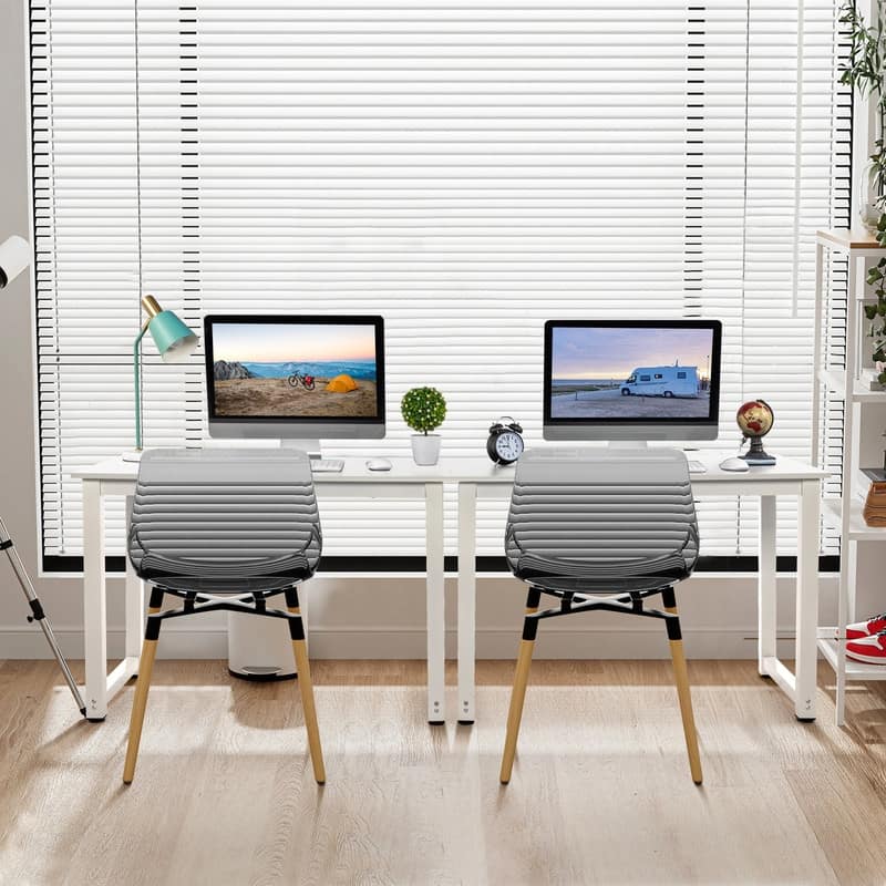 41.31" White Feet Writing Desk