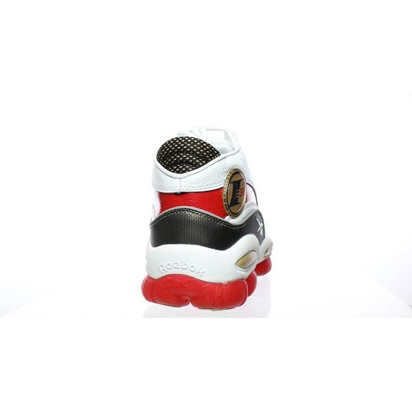 Shop Reebok Mens The Answer Dmx Mu White Basketball Shoes Size 7 5