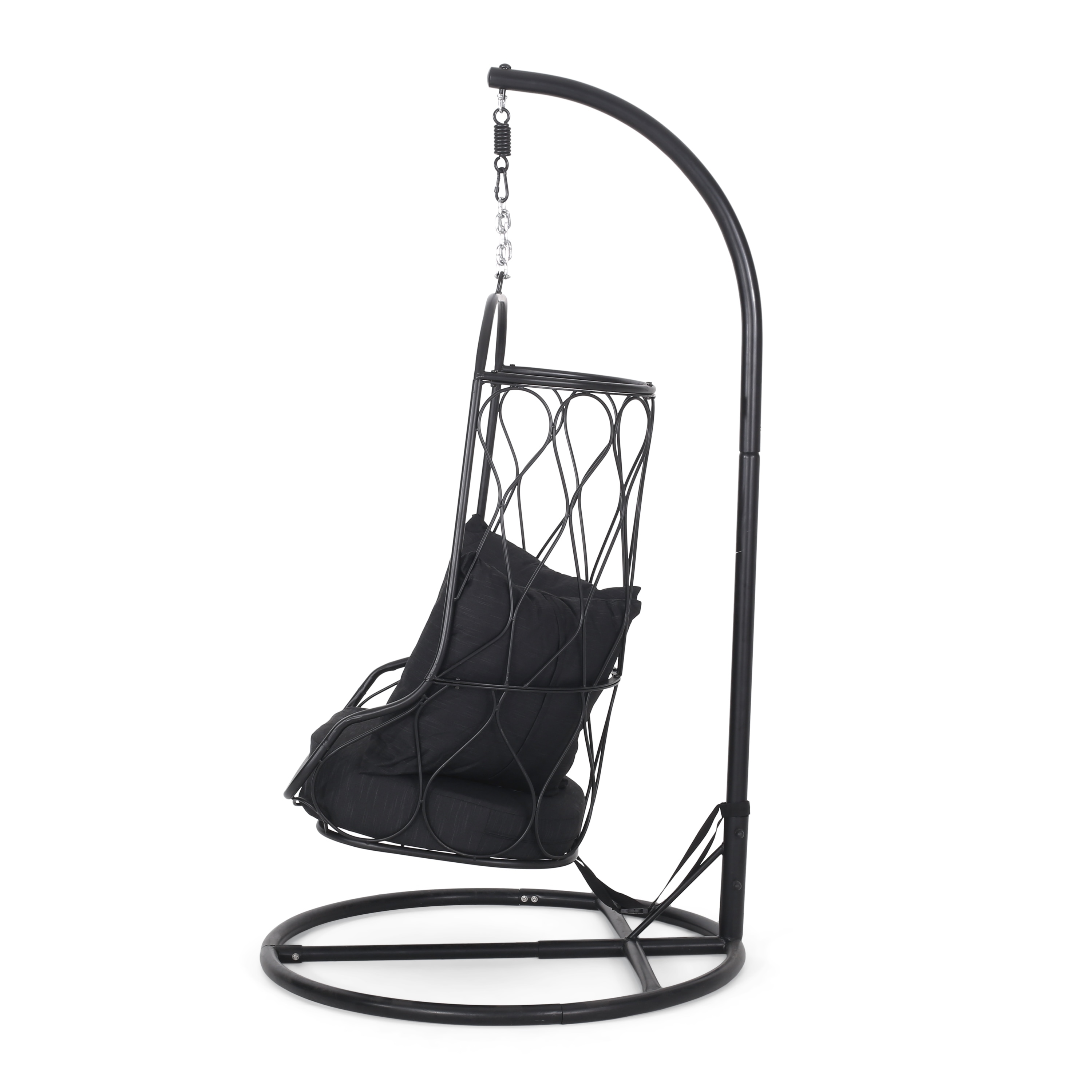 Tracey Indoor Outdoor Hanging Chair with Stand by Christopher