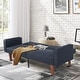 preview thumbnail 19 of 31, 68 in. Soft Convertible Sofa Bed with Adjustable Backrest and Solid Wood Legs