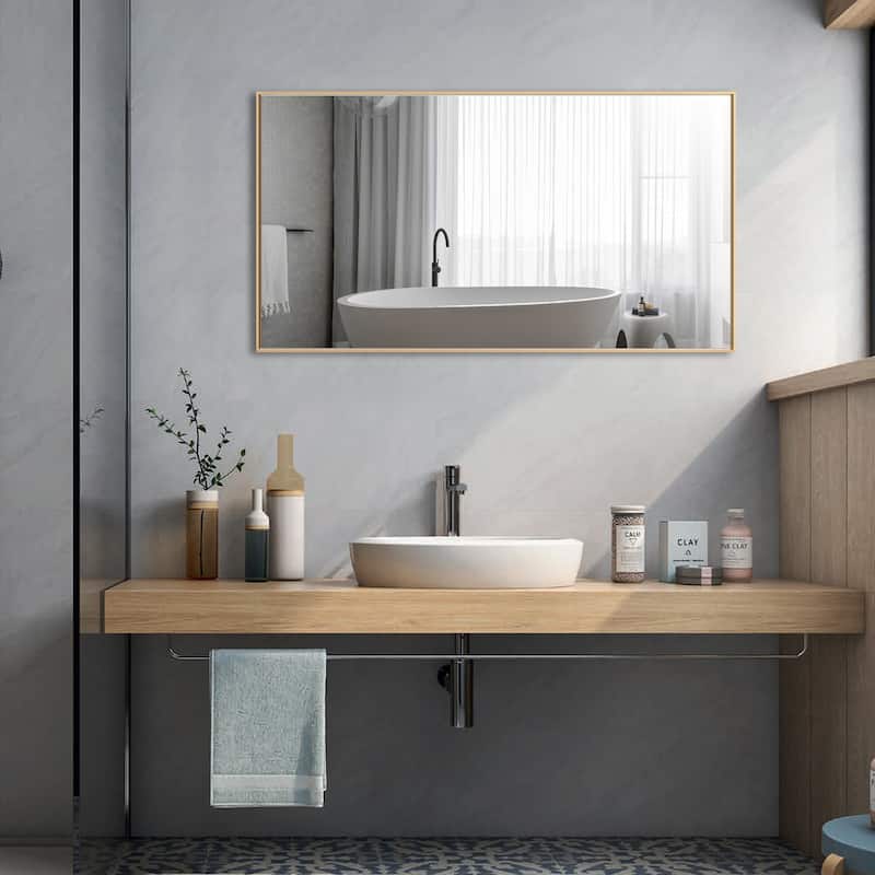 Ledel Framed Bathroom Vanity Mirror Rectangle Wall Mirror