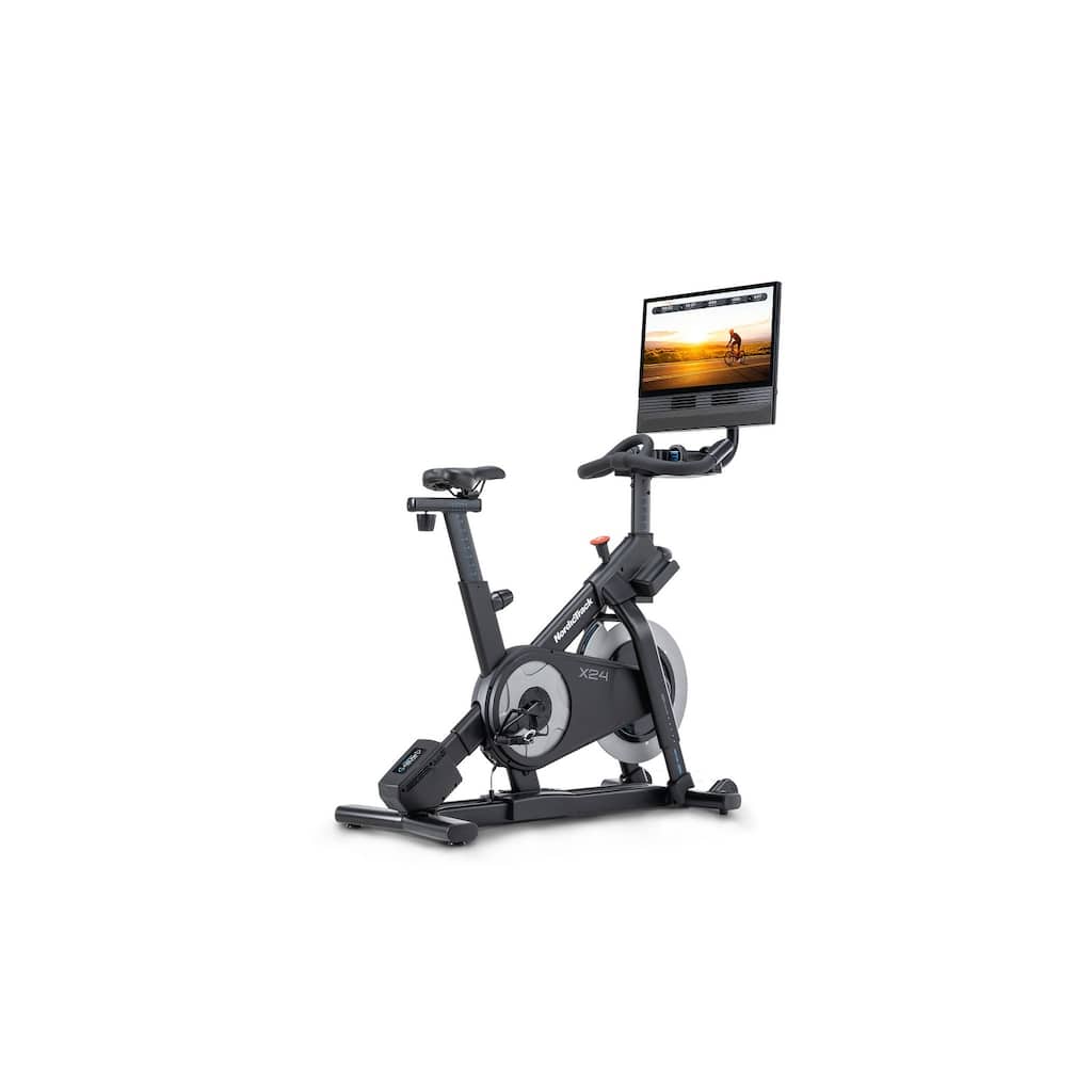 NordicTrack X24 Bike with 20% Incline to -10% Decline and Pivoting 24" Touchscreen for a Best-In-Class Cycling Experience