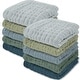 preview thumbnail 31 of 134, Baby Washcloths Muslin Cotton, Large 10"x10" by Comfy Cubs Pack of 10 - Multi Boy