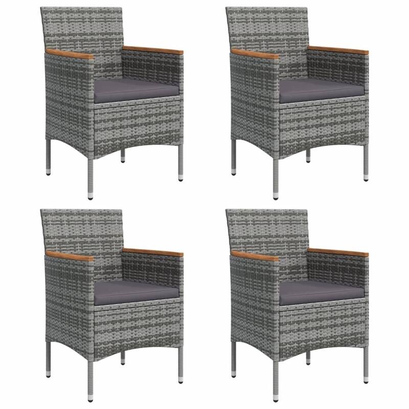 vidaXL Patio Dining Set Outdoor Dining Set Table and Chair Set for Garden