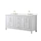 Option White / White Quartz Top / Brushed Gold Hardware