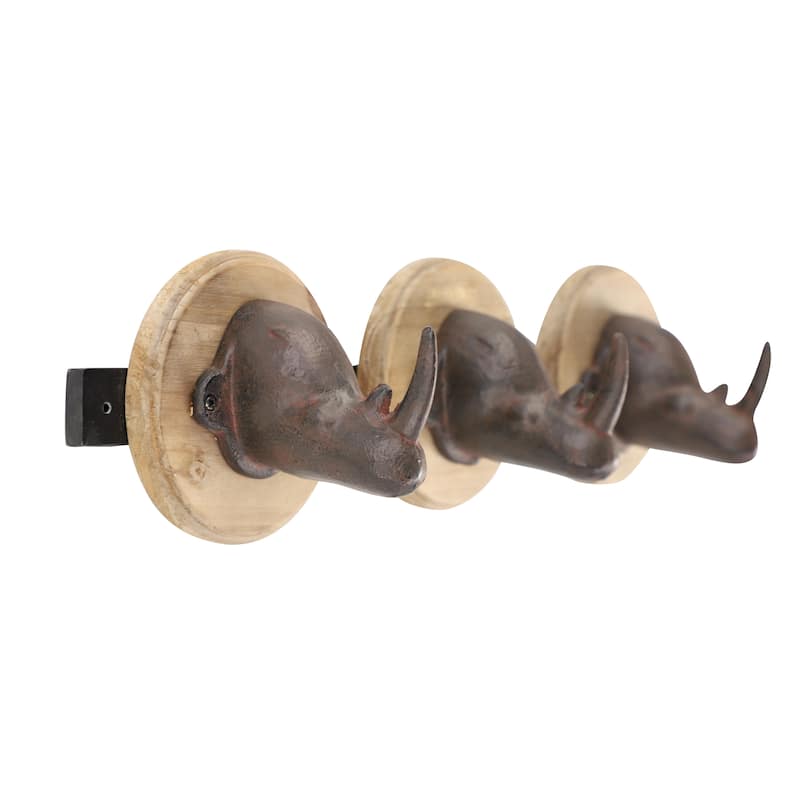 Metal Wall Hook - Brown - Roche River Decor