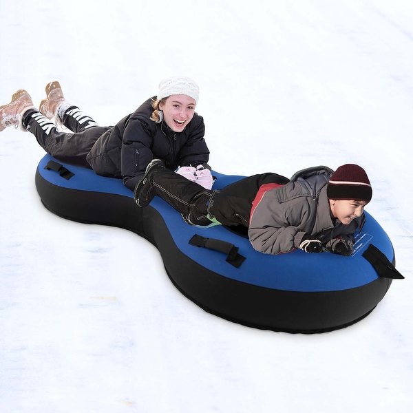 Plastic Sled Snow Dasher Inflatable H2O Snow Tube Portable