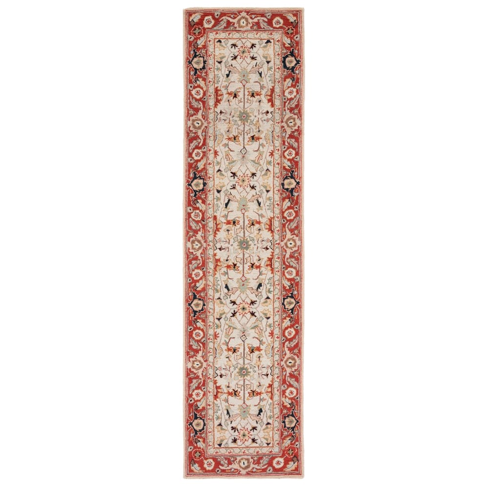 SAFAVIEH Handmade Chelsea Roseline French Country Wool Rug