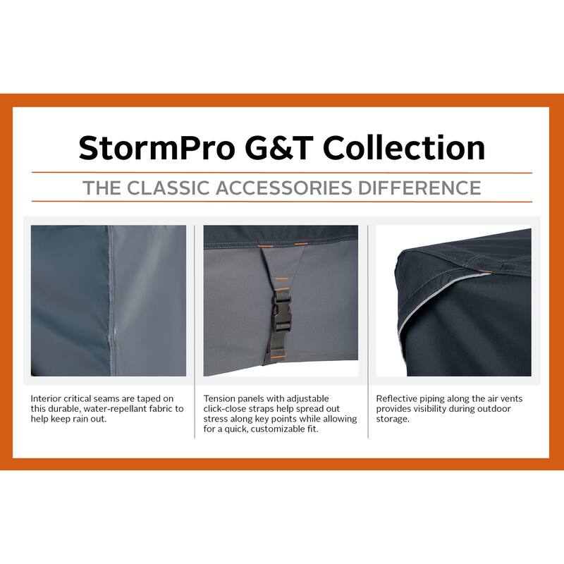 Classic Accessories StormPro RainProof Heavy-Duty Log Rack Cover