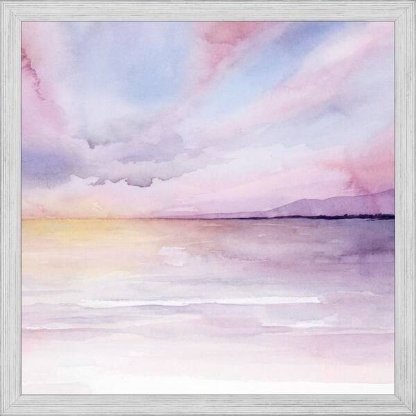 Shop Easy Art Prints Grace Popp S Pale Sunset Ii Premium Canvas