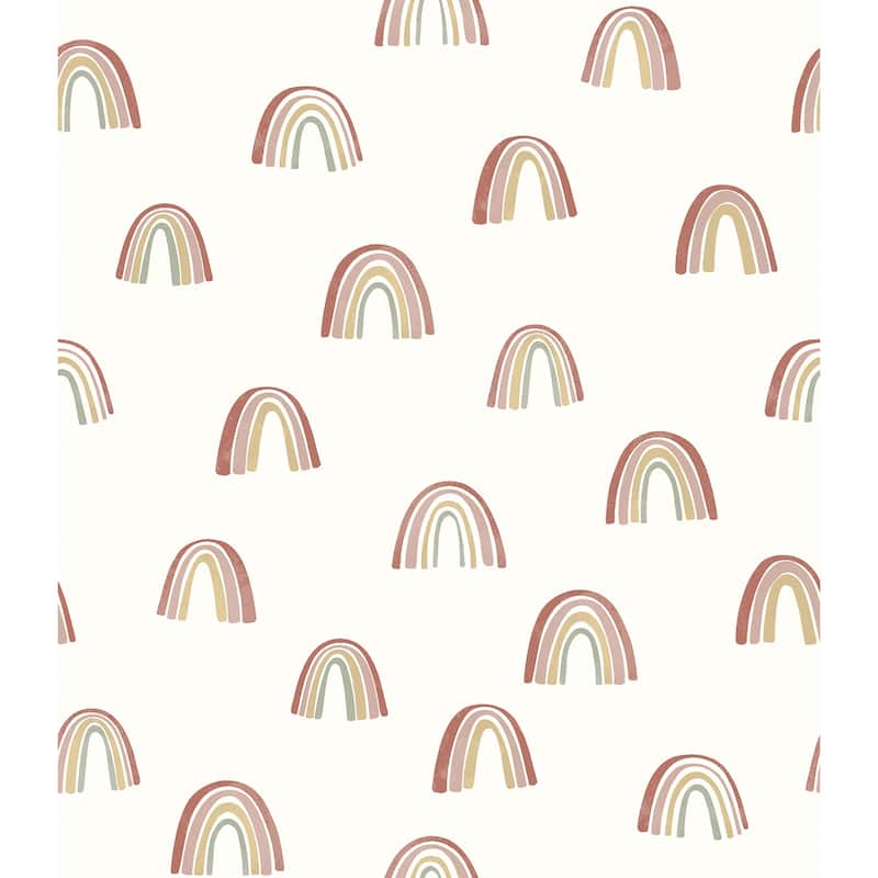 My Style Raye Rainbows Peel & Stick Wallpaper