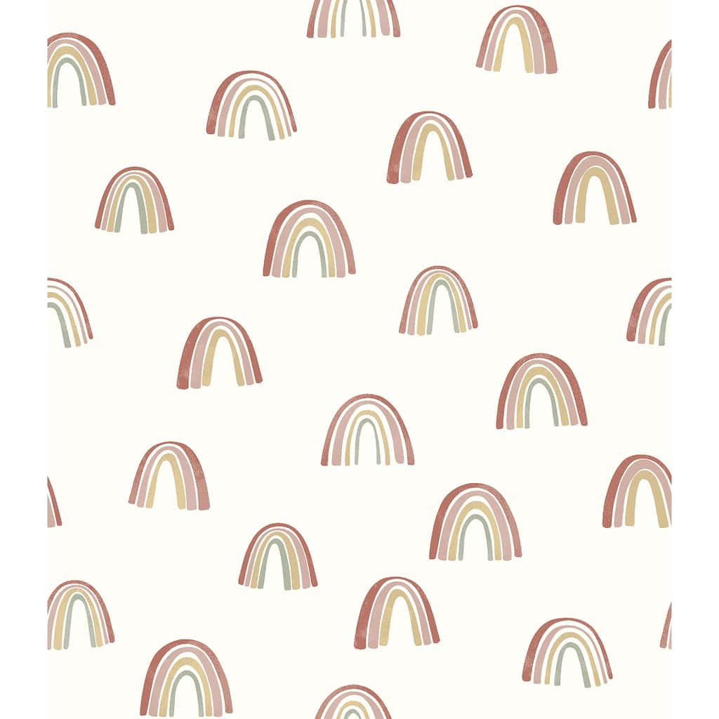 My Style Raye Rainbows Peel & Stick Wallpaper