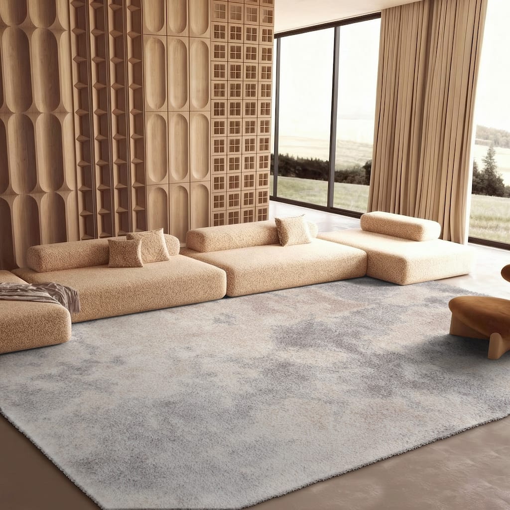SAFAVIEH Cloud Shag Georgie Modern Abstract 2-inch Thick Rug