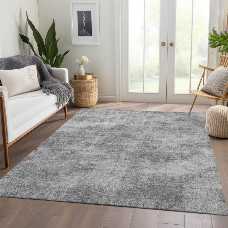 Premium Washable Super Soft Solid Ombre Mayfield Rug