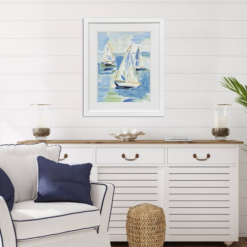 Paragon Setting Sail I Framed Art - Plastic