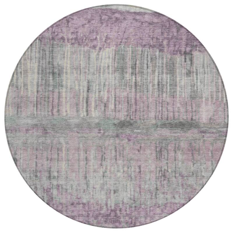 Machine Washable Indoor/ Outdoor Modern Ombre Chantille Rug