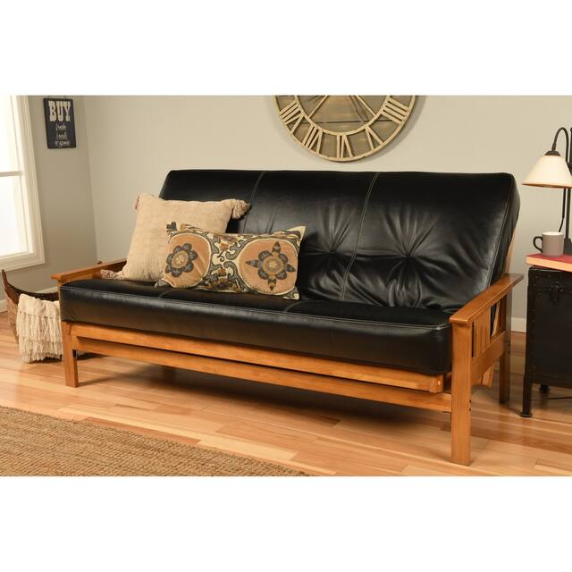 Somette High-density Foam Full-size Replacement Futon Mattress Only - Oregon Trail Black