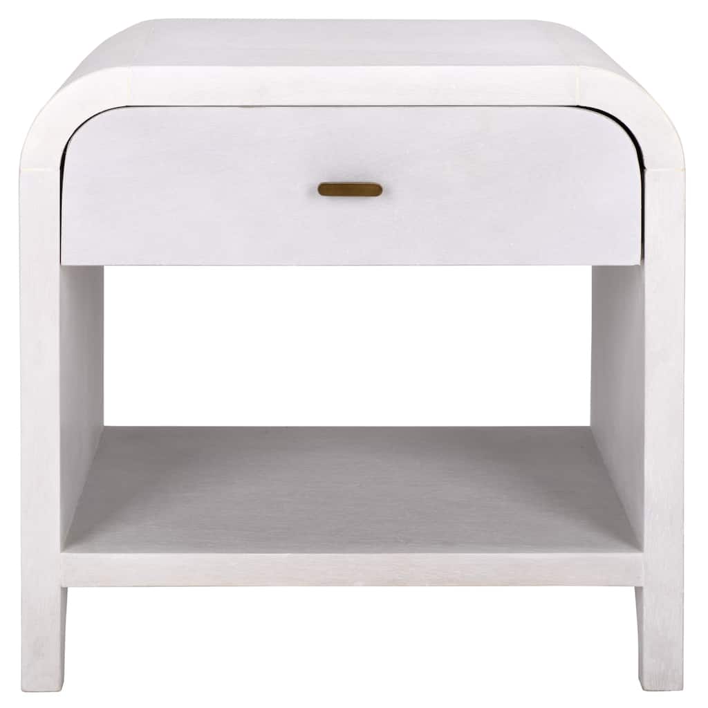 SAFAVIEH Home Birkin 1-Drawer 1-Shelf Nightstand