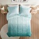 preview thumbnail 9 of 19, Intelligent Design Ella Ombre Shaggy Long Fur Comforter Mini Set