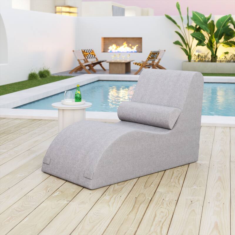 Luanda Lounge Chair Gray - Gray