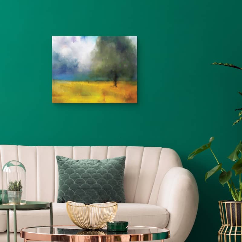 Autumn Tree by Cliff Warner Canvas Art Print