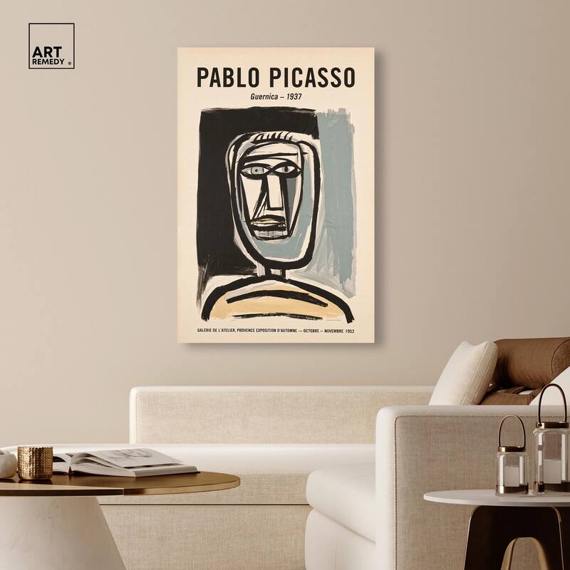 Head of Guernica Canvas by Art Remedy, Gallery Wrapped