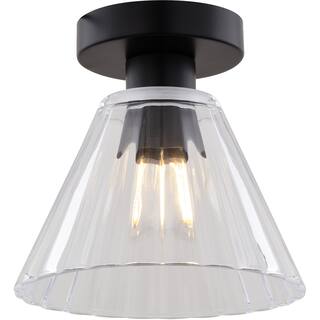 Vaxcel Lighting C0322 Dalton 8" Wide Semi-Flush Ceiling Fixture /