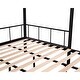 preview thumbnail 13 of 16, Metal Twin over Full Bunk with Shelves & Grid Panel,Sturdy Metal Bed Frame,Noise-free Wood Slats,Comfortable Textilene Guardrail