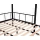 preview thumbnail 13 of 15, Multifunctional Design Metal Bunk Bed with Sturdy Frame, Cozy touch, Space saving, Black
