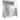 Coaster Furniture Yvaine 2-Door Mirrored Wine Cabinet