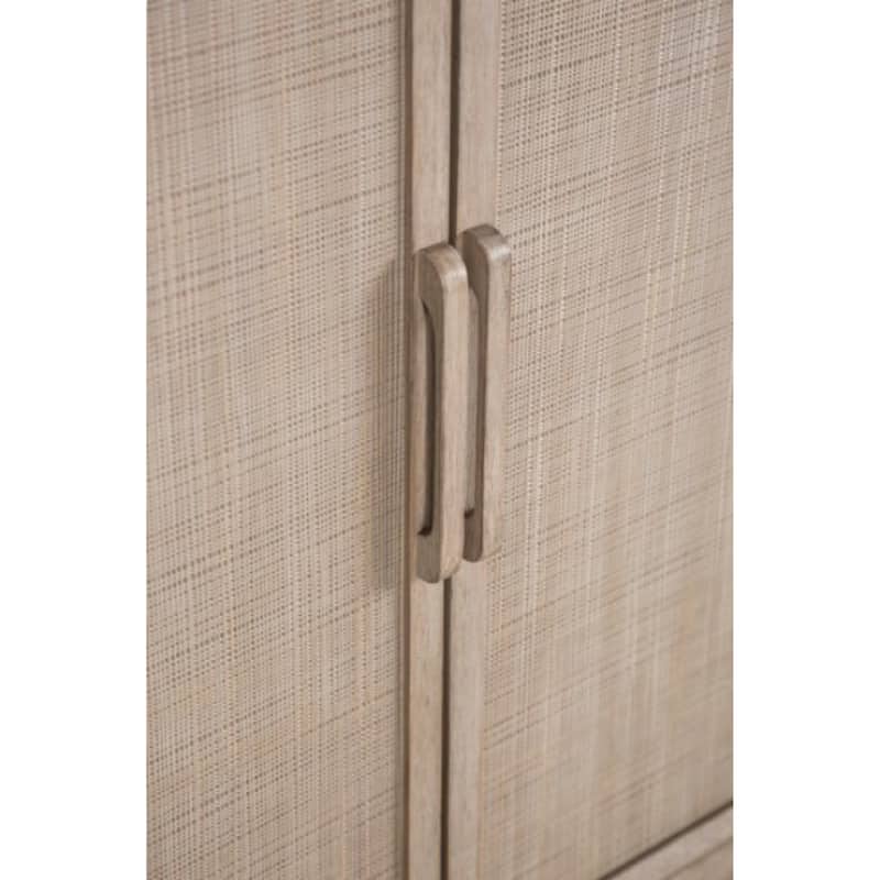 60 Inches 3 Drawer Wooden Server with 3 Doors, Brown