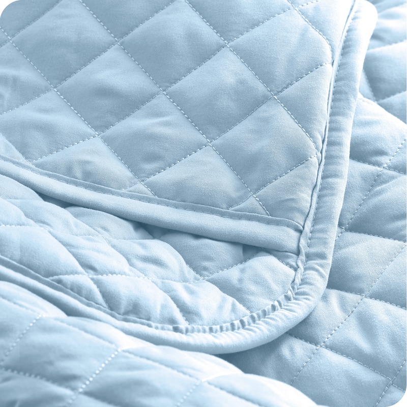 Bare Home Diamond Stitched Lightweight Microfiber Coverlet Set