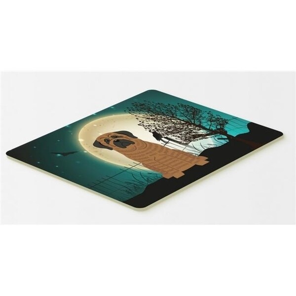 Carolines Treasures BB2205CMT Halloween Scary Mastiff Brindle Kitchen or Bath Mat 20 x 30