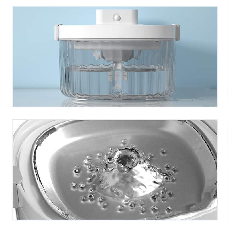 Automatic Pet Water Fountain, White - Water Fountain